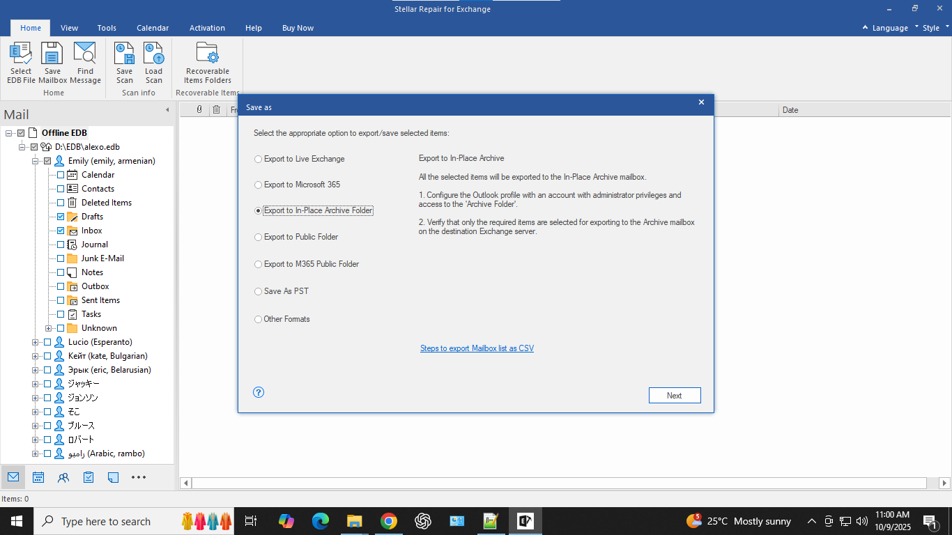 Outlook repair
